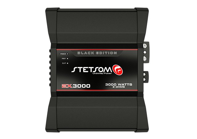 Stetsom EX3000 Black Edition Car Audio Amplifier Mono 3000 Watts Rms