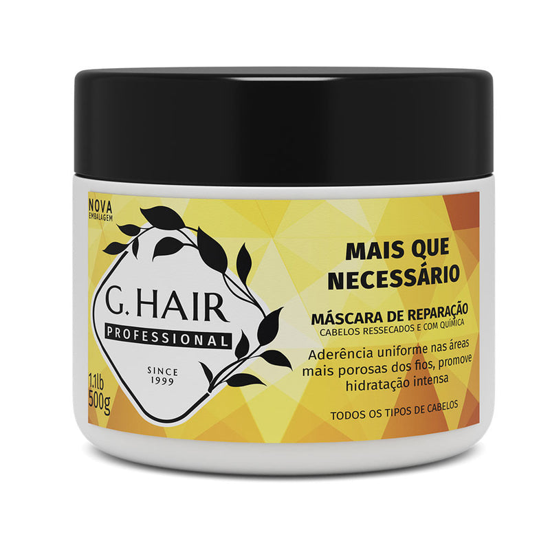 G.Hair Mask Mais que Necessario Capillary Repair 500g/16.9oz.