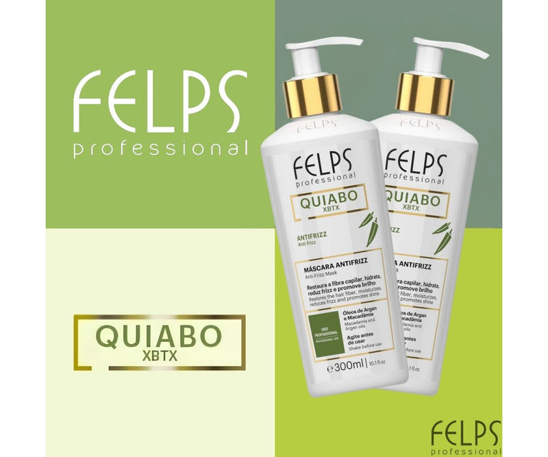 Felps Okra XBTX Anti Frizz Mask Hair Alignment 300ml/10.14 fl.oz.