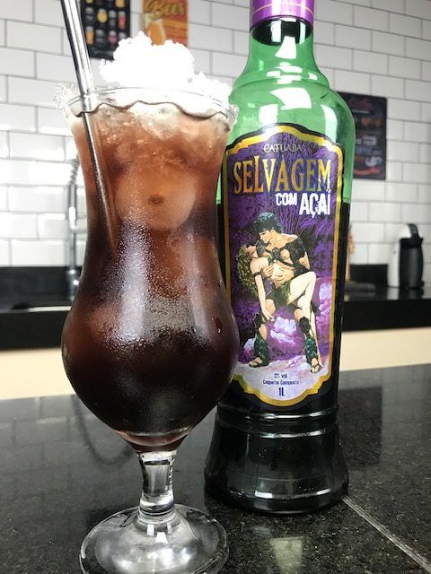 Selvagem Cocktail Composed of Açaí, Catuaba, Guaraná and Marapuama 900ml/30.42fl.oz.