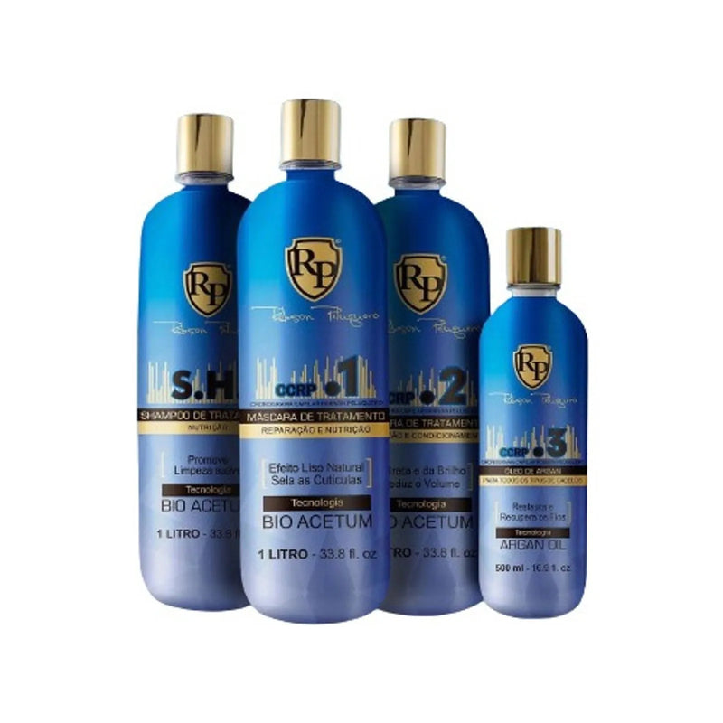 Robson Peluquero Kit CCRP 4 Steps Professional Hair Reconstruction 1000ml/33.fl.oz.