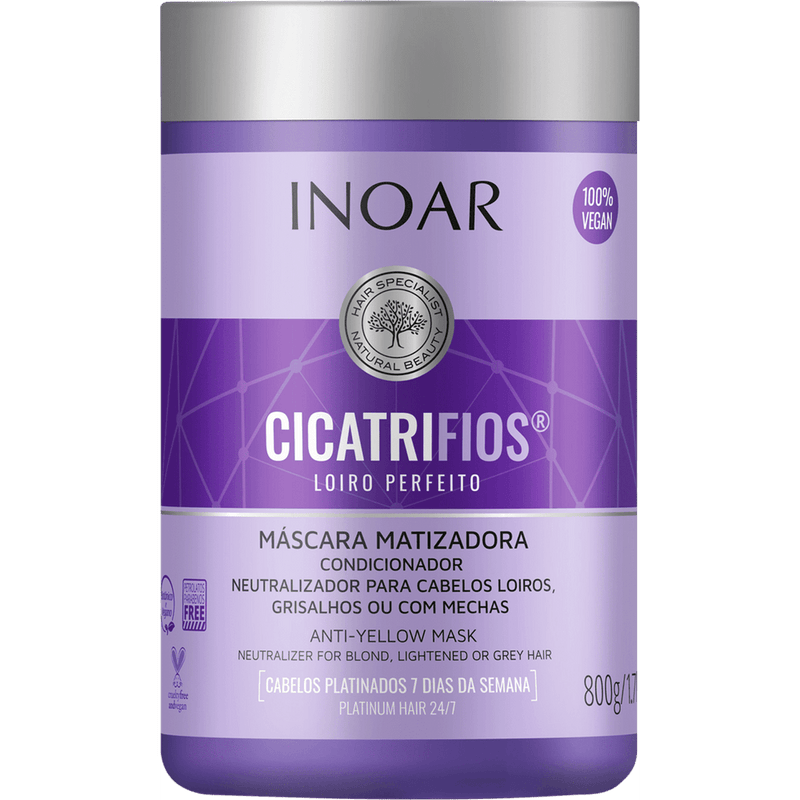 Inoar Cicatrifios Perfect Blonde Toning Mask 800g/28.2 oz.