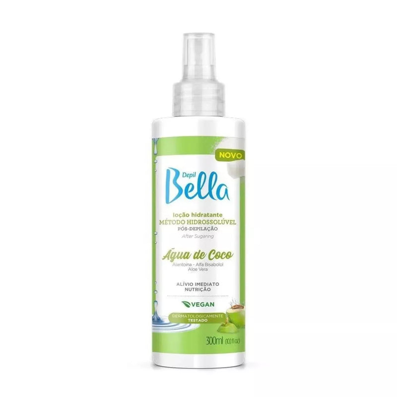 Depil Bella Post-Waxing Moisturizing Lotion Water Soluble Method – 300ml/8.87fl.oz