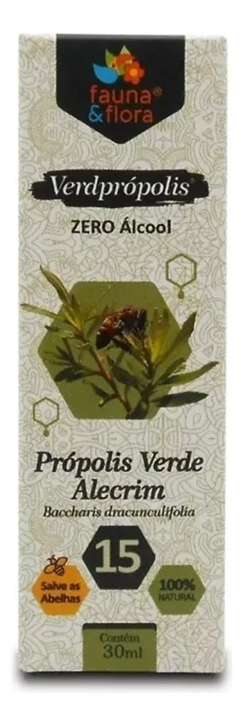 Fauna And Flora Verdpropolis 15% Without Alcohol 30ml/1.01fl.oz.