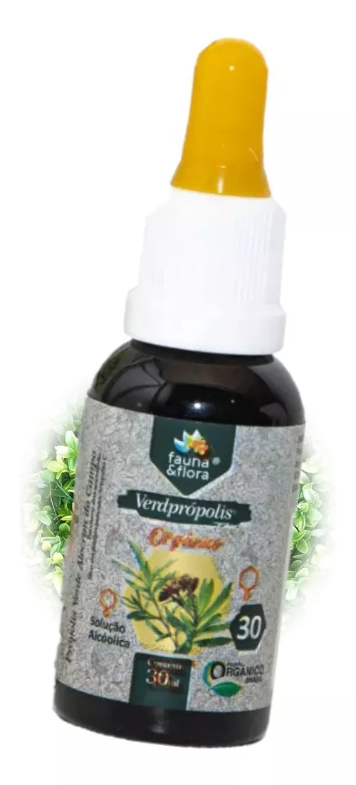 Fauna And Flora Organic Green Propolis Verdprópolis 30% 30ml/1.01fl.oz.