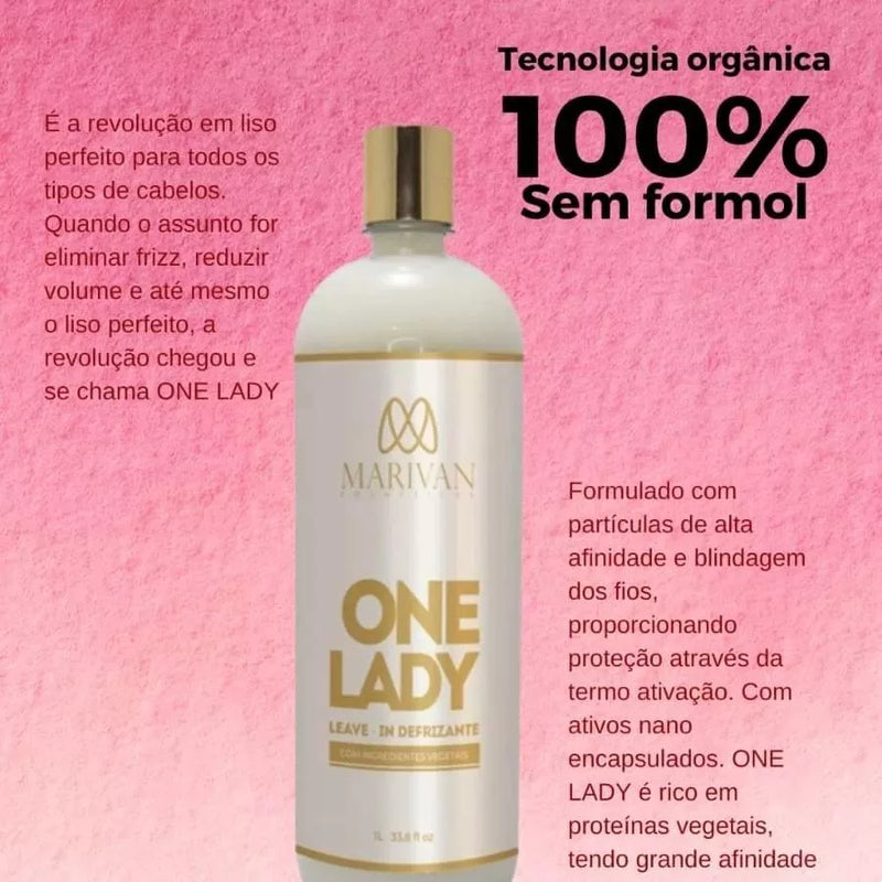 Marivan One Lady Leave-in Defrizante 1000ml/33.8 fl.oz.