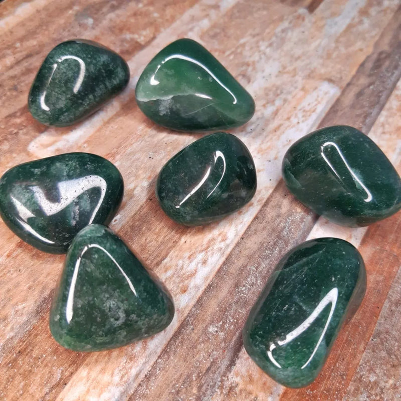 Green Quartz Tumbled Stone Semi-precious Stone Magic 1kg/35.27oz.