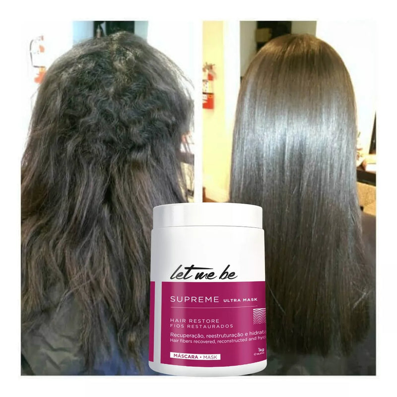 Let Me Be Supreme Ultra Mask Keratin - Hair Restore 1kg/35.2 oz.