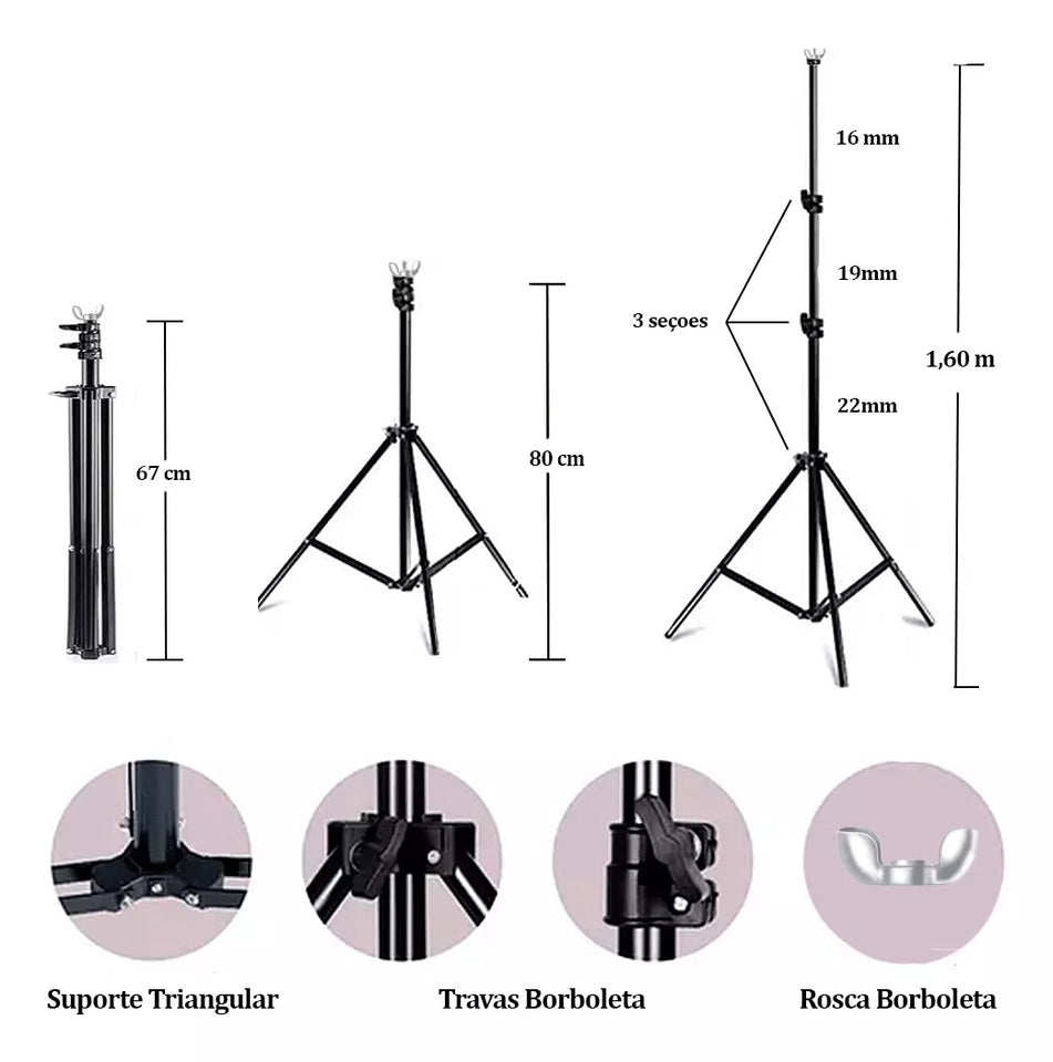 Articulated Tripod Support for Photon Lizze Extreme and Ponce