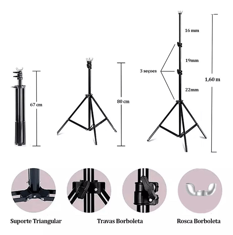 Articulated Tripod Support for Photon Lizze Extreme and Ponce