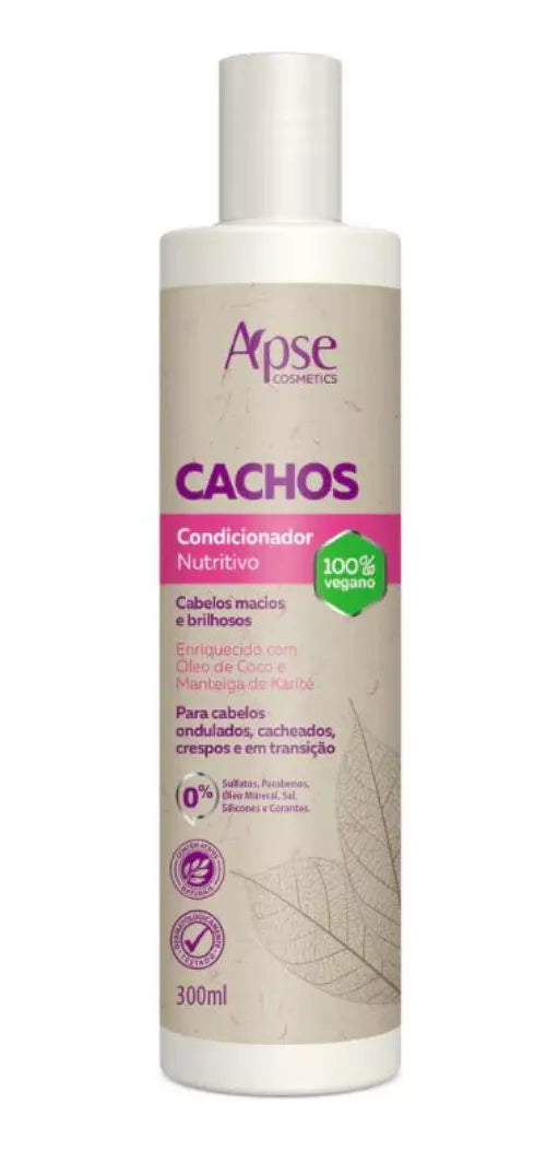 Apse Cosmetics SOS Cachos Kit Shampoo, Conditioner, Gelatin, Mask and Activator 5 Steps