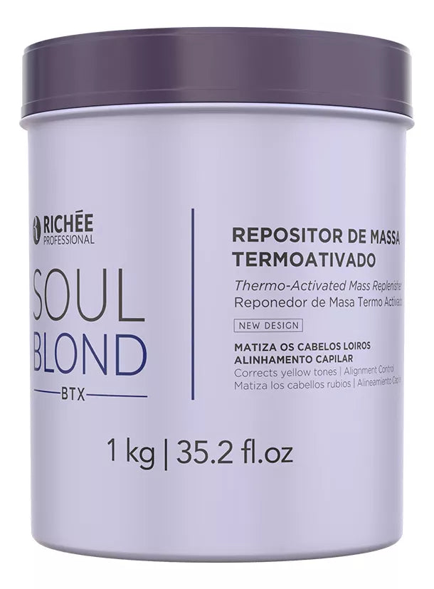 Richée Professional Soul Blond BTX Mask Mass Replenisher 1Kg/35.2oz.