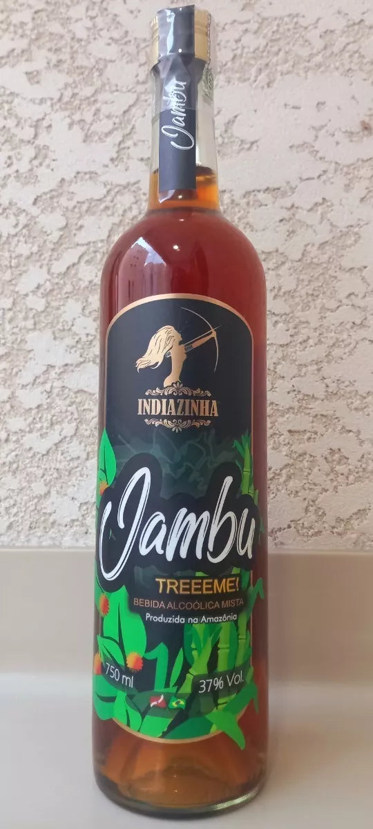 Indiazinha Cachaça With Jambu 750 ml/25.35 fl.oz.