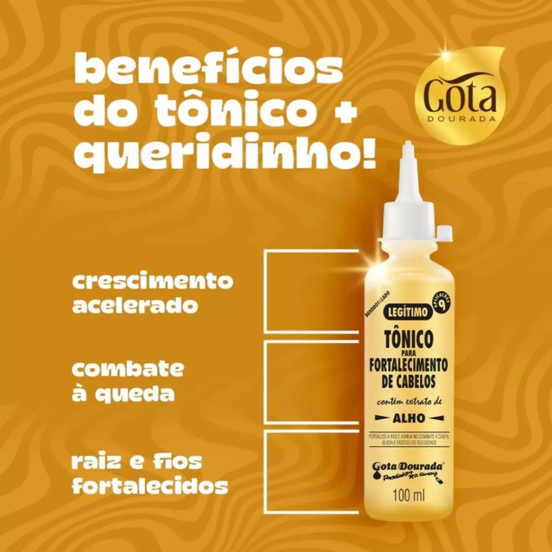 Gota Dourada Strengthening Tonic Bottle 100ml/3.38fl.oz.