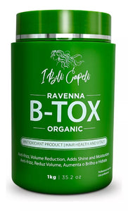 Ibelli Capelli Ravenna B-Tox Organic Masc Anti-Frizz 1Kg/35.2oz.
