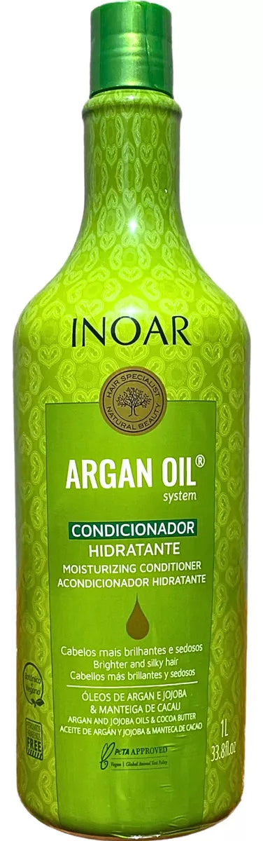 Inoar Argan Oil Progressive Brush 2X1000ml/33.8 fl.oz.