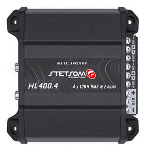 Stetsom HL400.4 Car Audio Amplifier 4 Channel 400 Watts RMS
