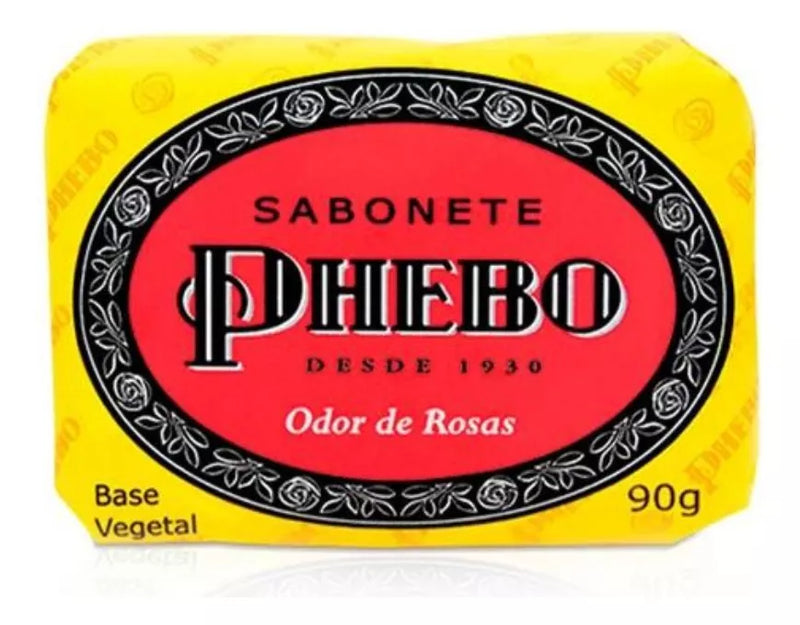 Phebo Rose Scent Glycerin Bar Soap 12 units 90g/3.17 oz.