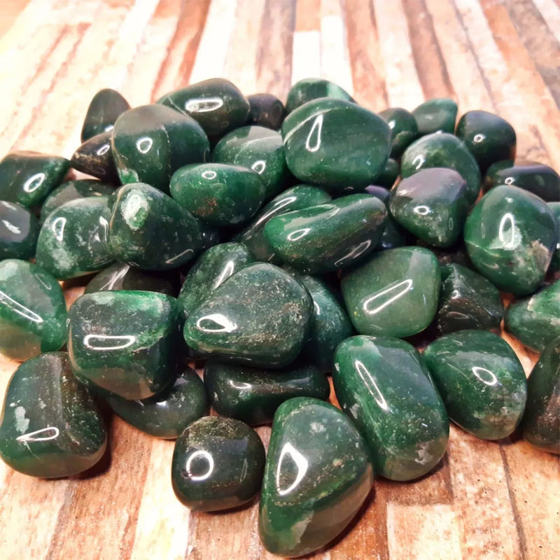 Green Quartz Tumbled Stone Semi-precious Stone Magic 1kg/35.27oz.