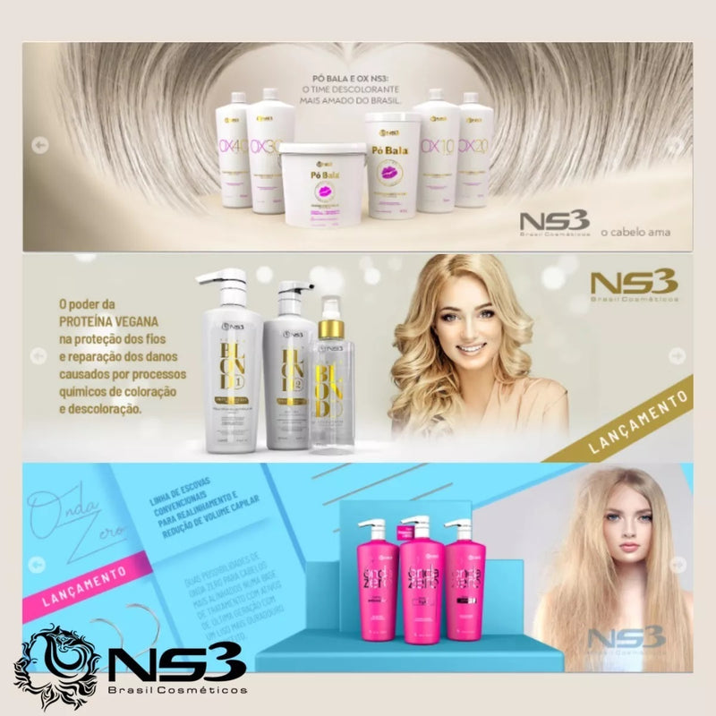 NS3 Po Bala White O Queridinho Bleaching Powder 400g/14.10oz.