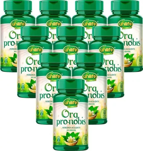 Ora Pro Nobis Unilife Pereskia Aculeata Bottle With 60 Caps 450mg