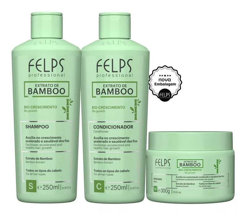 Felps Professional Bamboo Extract Kit 2x250ml/8.45 fl.oz  and Mask 250gr