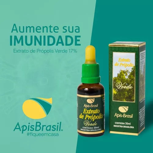 Apis Brasil Green Propolis Extract 17% 30ml/1.01 fl.oz