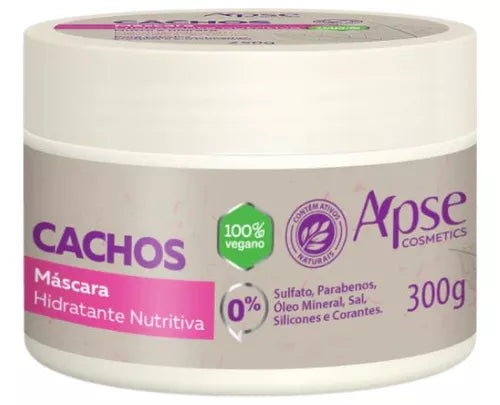 Apse Cosmetics SOS Cachos Kit Shampoo, Conditioner, Gelatin, Mask and Activator 5 Steps