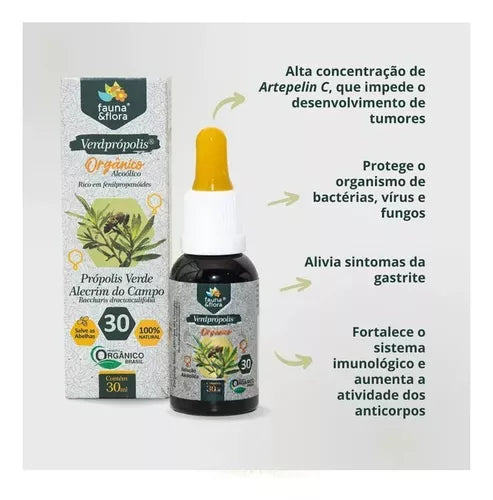 NATUCENTRO ABEJA BRASILEÑA PROPÓLEO ROJO VERDE 30ML 