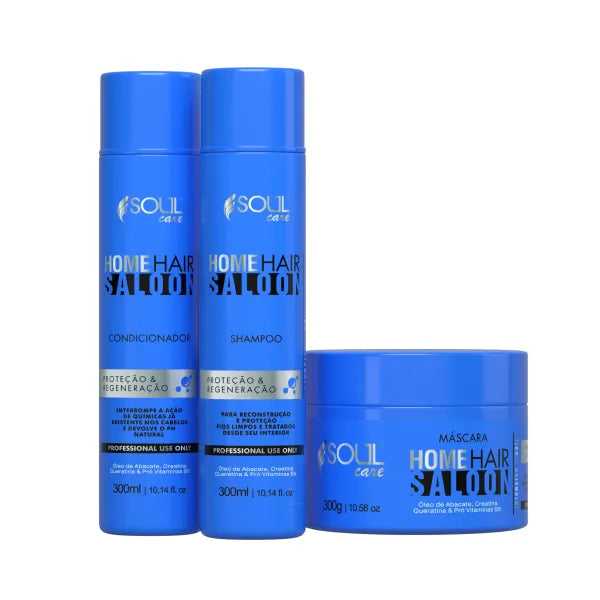 Soul Care Home Hair Saloon Hair Nutrition Kit - Shampoo + Conditioner + Treatment Mask 300g