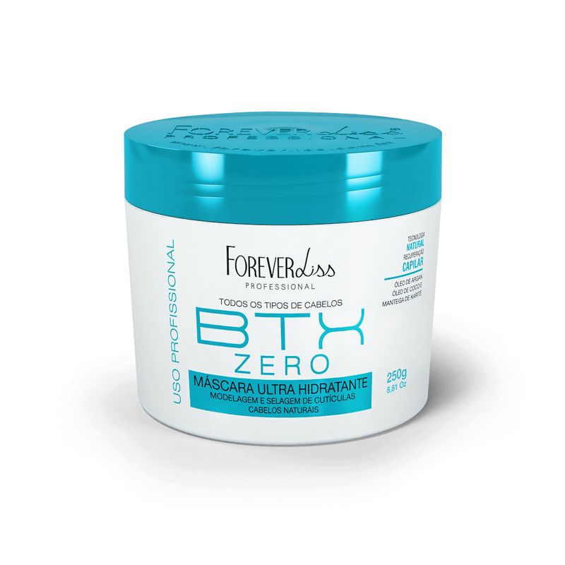 Forever Liss Professional BTX Zero Ultra Moisturizing Mask 250g 8.81 oz