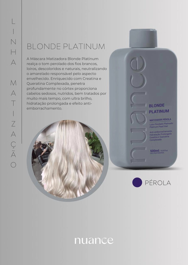 Nuance Professional Blonde Platinum Hair Pearl Toner 500ml/ 16.9 fl.oz.