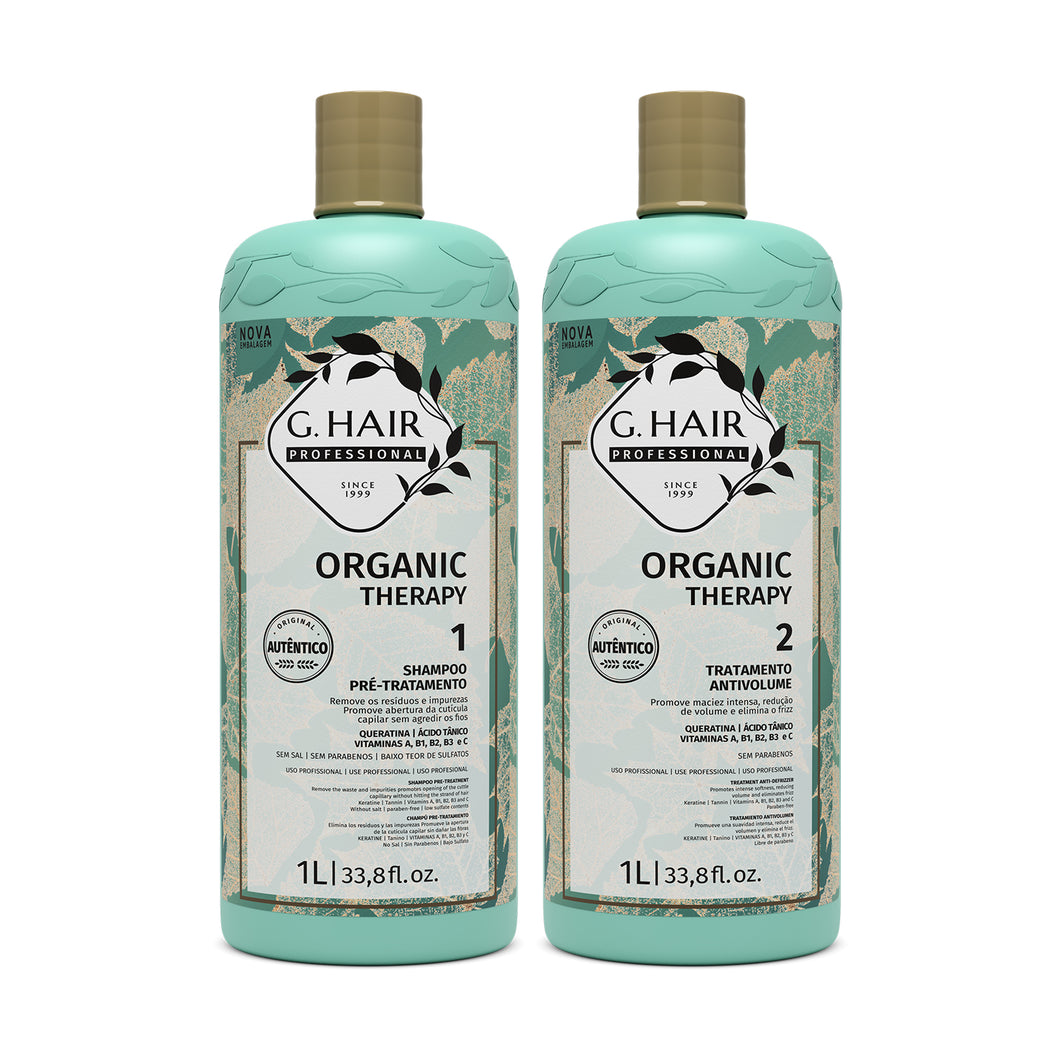 G.Hair Progressive Formaldehyde Free Organic Therapy Kit 2x1000ml/33.8fl.oz.