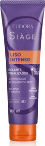 Eudora Siàge Liso Intenso Combo: Shampoo 250ml + Conditioner 200ml + Hair Leave-in 100ml