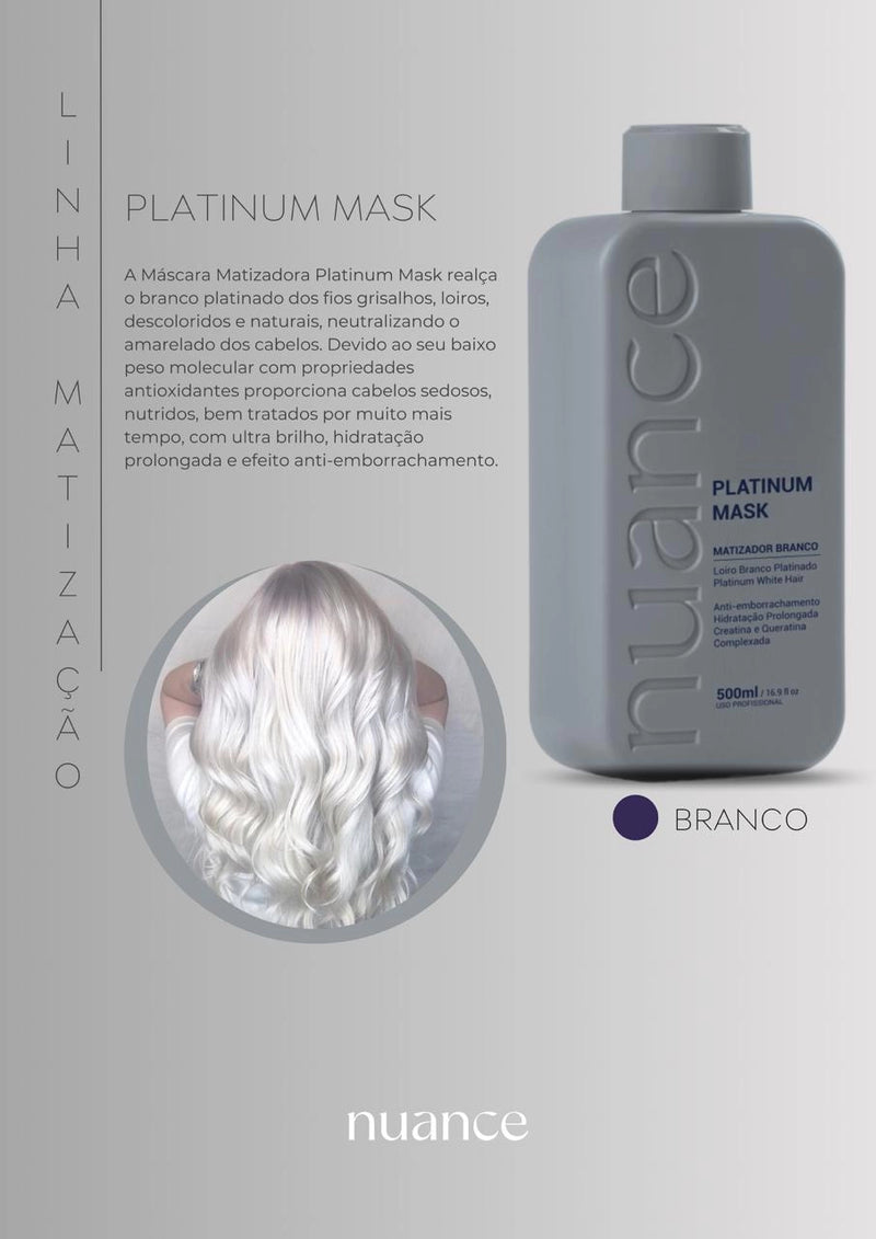 Nuance Professional Platinum Mask Platinum White Hair 500ml/ 16.9 fl.oz.