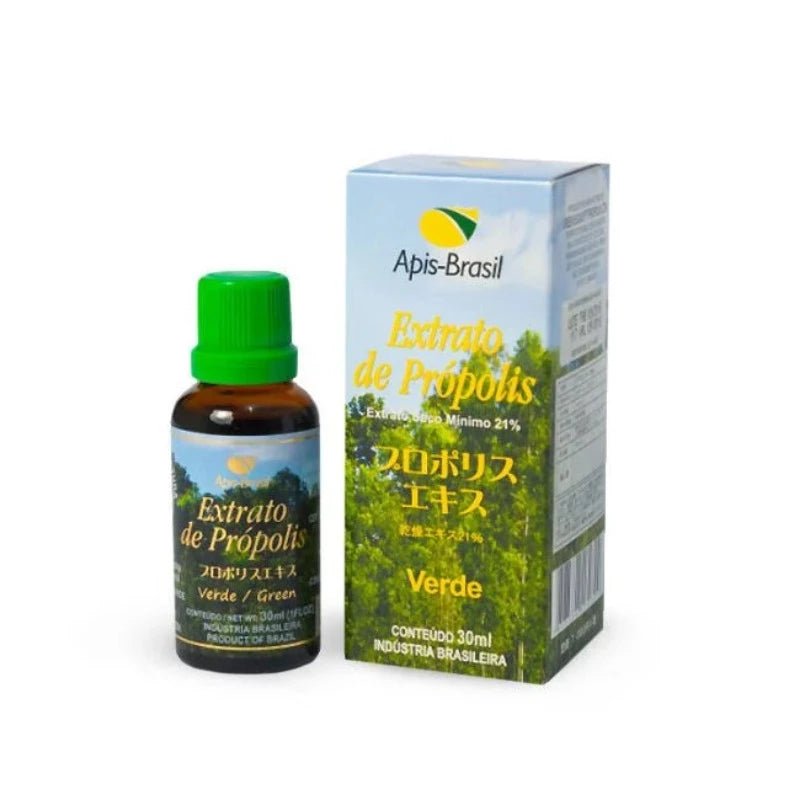 Apis Brasil - Green Propolis Extract 21% 30ml/1.01 fl.oz - BuyBrazil