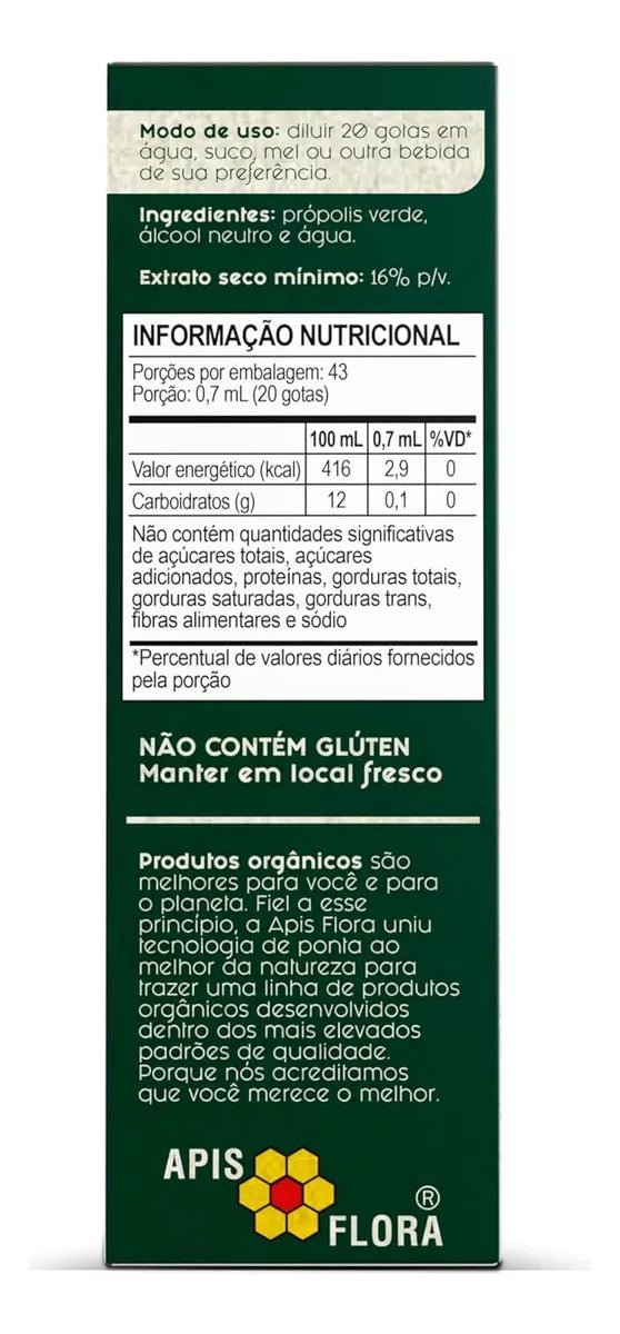 Apis Flora Organic Green Propolis Extract 30ml/1.01 fl.oz. - BuyBrazil