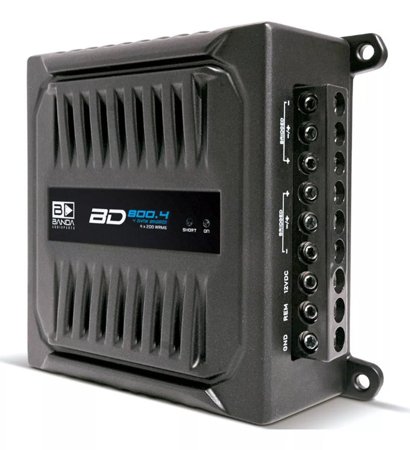 Banda BD800.4 Digital Amplifier Module Banda 800.4 Channels 800 Watts RMS - 2 Ohms - BuyBrazil