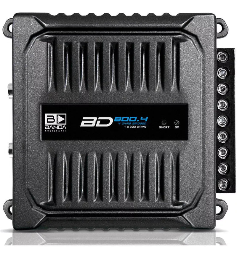 Banda BD800.4 Digital Amplifier Module Banda 800.4 Channels 800 Watts RMS - 2 Ohms - BuyBrazil