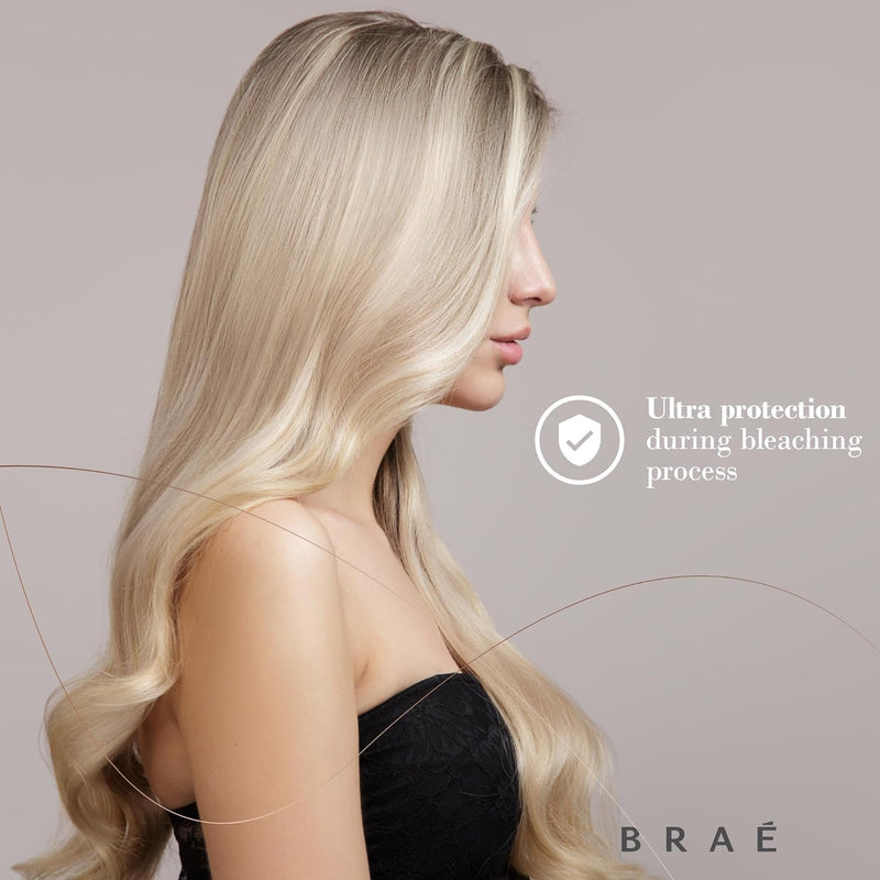 Brae Wanna Be Blond Bleach Powder 500g/17.6 oz and OX Vol 900ml/30.43 fl.oz. - BuyBrazil