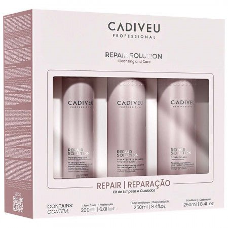 Cadiveu Professional Repair Solution Repair Kit (3 Products) - BuyBrazil