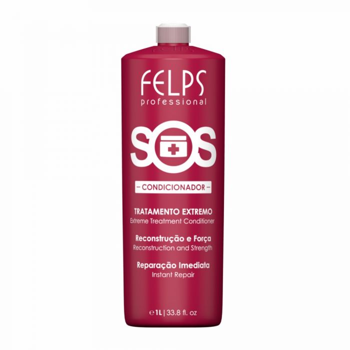 Felps SOS - Shampoo And Conditioner For Intense Treatment 2x1000ml/33.8 fl.oz - BuyBrazil