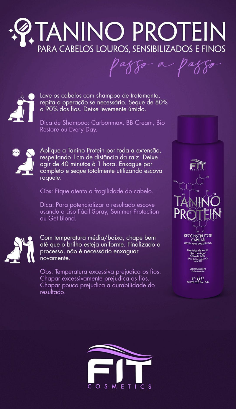 Fit Cosmetics - Tanino Protein Progressive Brush 1000ml/33.8 fl.oz. - BuyBrazil