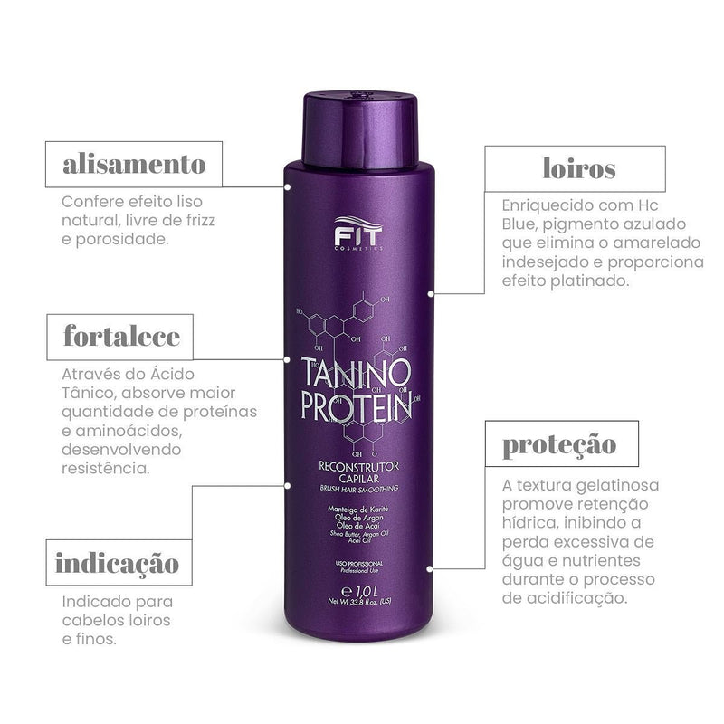 Fit Cosmetics - Tanino Protein Progressive Brush 1000ml/33.8 fl.oz. - BuyBrazil