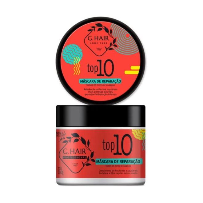 G.Hair Mask Top10 Repair 500g/16.9oz. - BuyBrazil