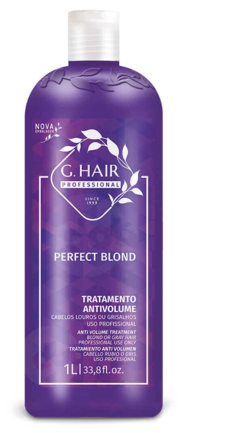 G.Hair Perfect Blond Anti-Volume Treatment 1000ml/33.8 fl.oz - BuyBrazil