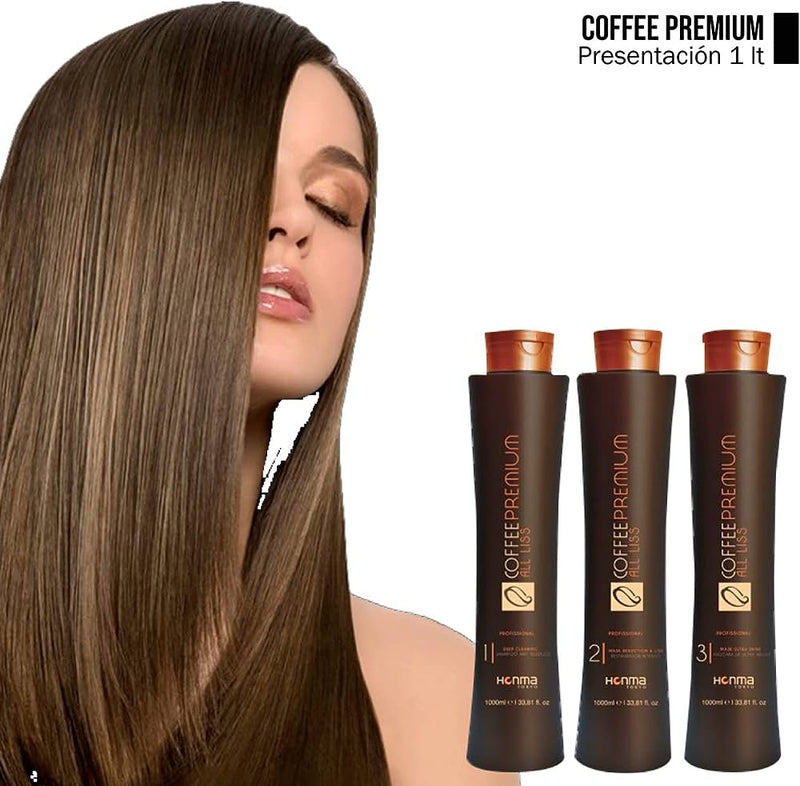 Honma Tokyo Kit Coffee Premium Progressive Brush Kit 3x1000ml/33.8 fl.oz. - BuyBrazil