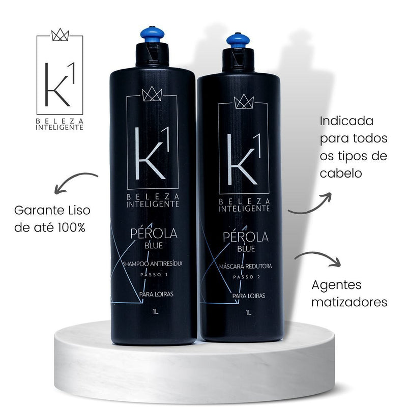 K1 Cosmetics Shading Reducing Mask Blonde or Bleached Hair 2X1000ml/ 33.8 fl.oz - BuyBrazil