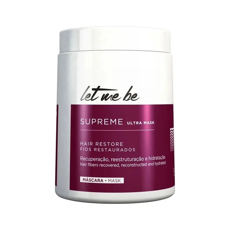 Let Me Be Supreme Ultra Mask - Hair Restore 1kg/35.2 Oz - BuyBrazil