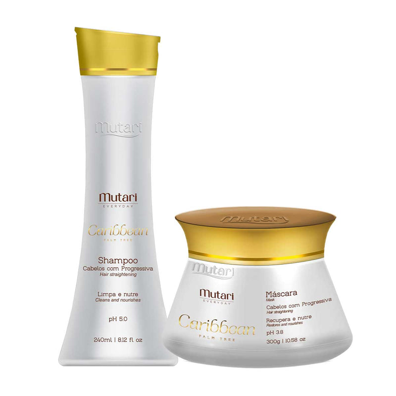 Mutari - Complete Home Care Kit Mutari Caribbean Hair With Progressive - BuyBrazil